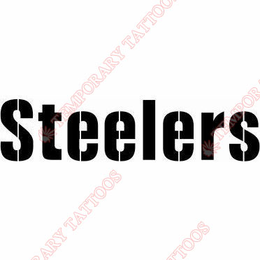 Pittsburgh Steelers Customize Temporary Tattoos Stickers NO.682